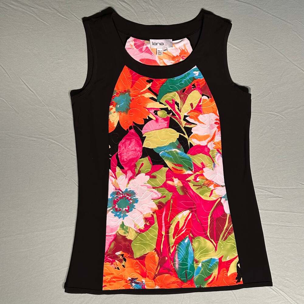 Lanalee Tank Top Medium Colorful Beach Summer Coastal Vacation Hawaiian